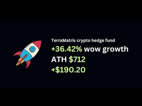 Embedded thumbnail for #24 TerraMatris Crypto Hedge Fund reaches $712.42, Jupiter Airdrop